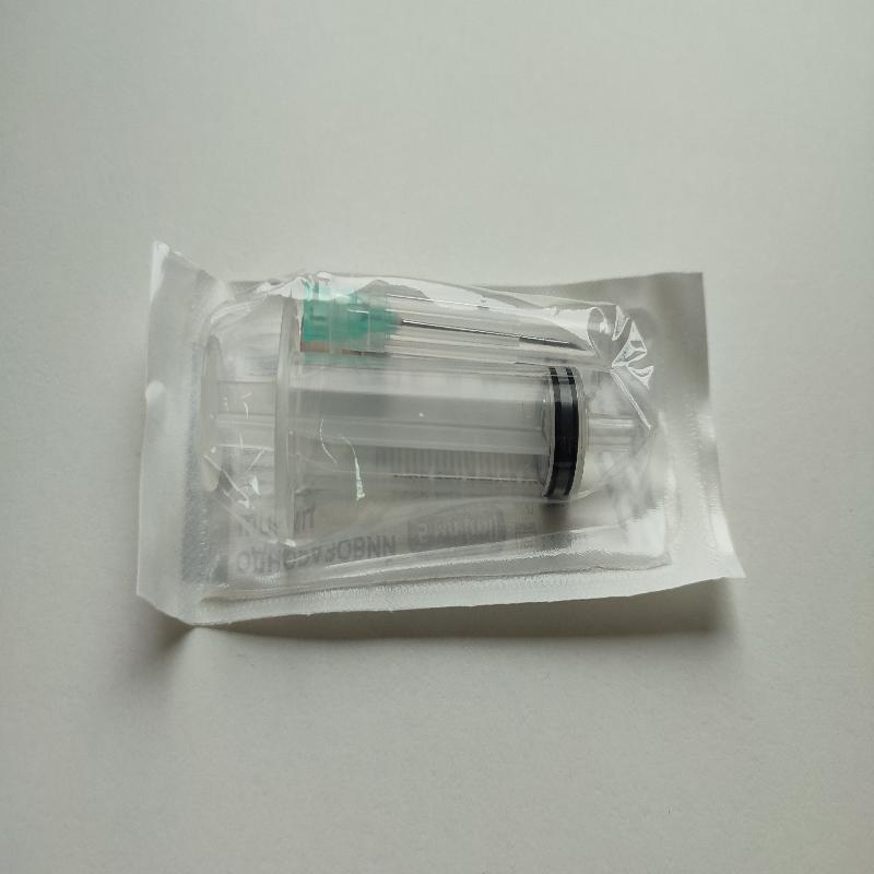 Шприц однораз стер 5мл 3-х комп з 1 голкою 22G 0,7х38мм Луер Сліп OK Pharma